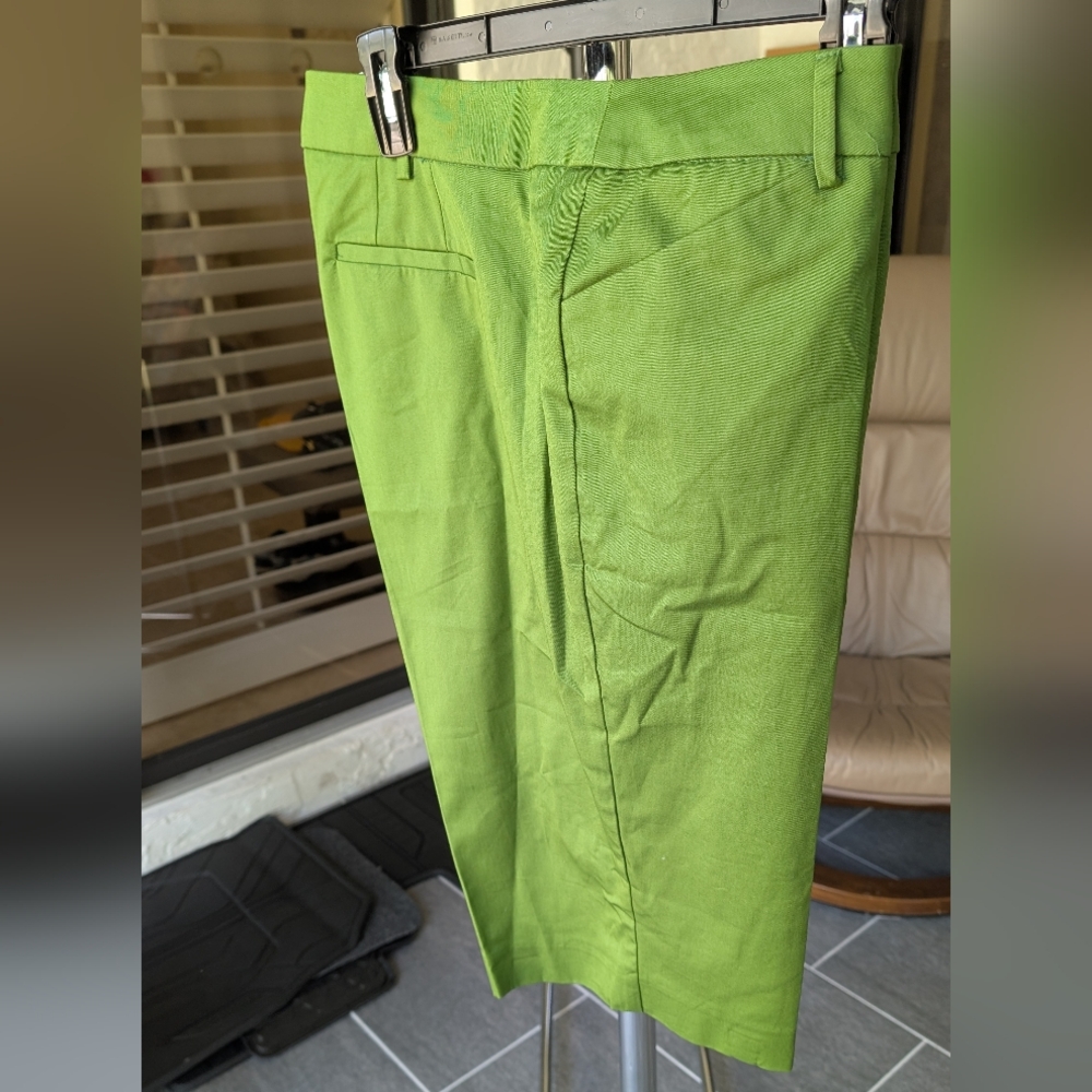 7th AVE DESIGN STUDIO NY LIME 🍋‍🟩 GREEN BERMUDA SHORTS NWT 18